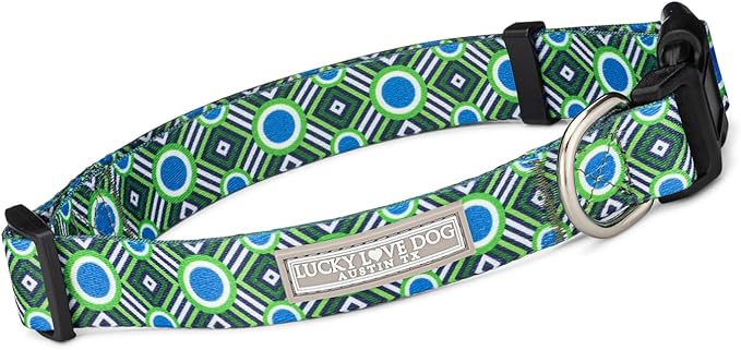 Lucky Love Dog Collar, Stripes Pattern Dog Collar for Tiny Dogs, Comfortable & Soft Dog Collars, Leo, XSā¦