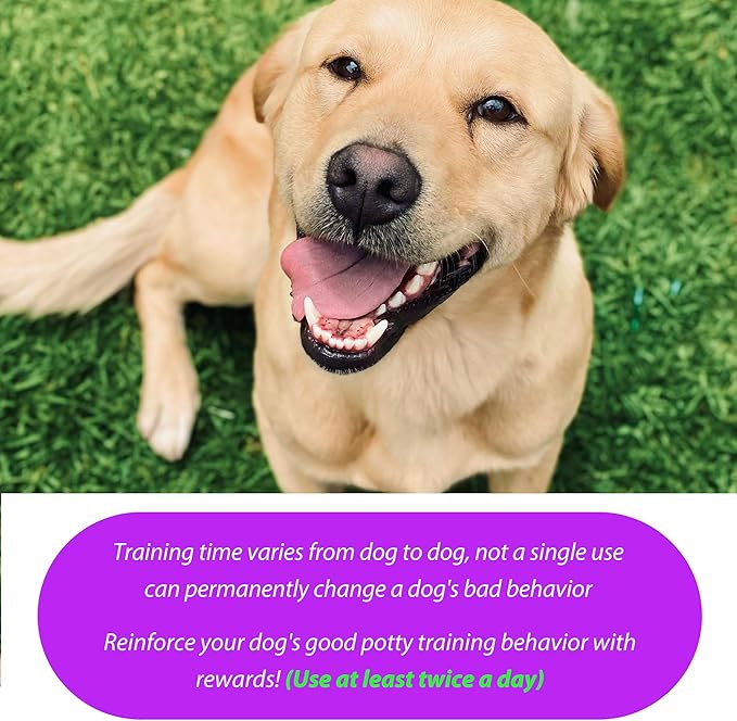 Dog Potty Training Spray & Dog Deodorant Spray, Assisted Puppy Potty Training,Eliminate Dog Urine Odor, (3.38 Fl Oz Spray Set)
