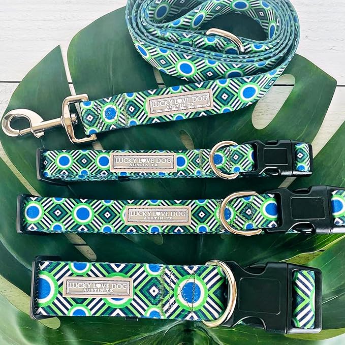 Lucky Love Dog Collar, Stripes Pattern Dog Collar for Tiny Dogs, Comfortable & Soft Dog Collars, Leo, XSā¦