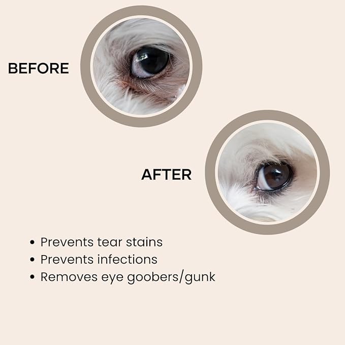 Detailer Comb for Removing Tear Stains, Crust, and Eye Mucus and Small Tangles