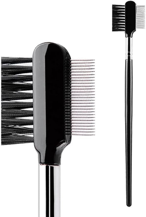 Black Dog Combs Head Brush Cleaning Tear Stain Remover Kitten Puppy Pet Eye Comb Pet Products for Small Cat Dog Double-Sided Comb Brush Pets Grooming Combs for Dogs Cats Removing Crust and Mucus