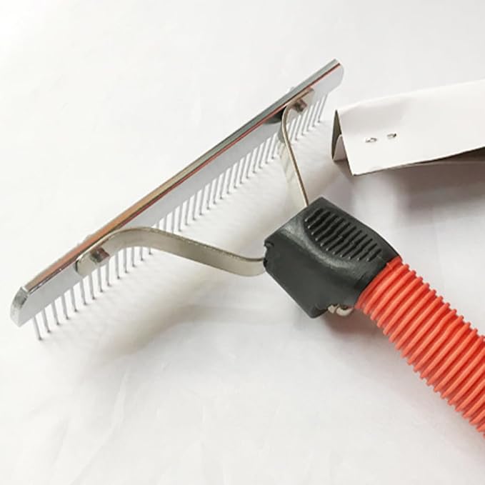 FRCOLOR Cleaning Brush Pet Comb Horse Rake Comb Dog Shedding Brush Horse Tail Comb Dog Grooming Brush Pet Cleaner Dog Hair Comb Pet Brush Self Cleaning Cosmetic Hair Removal Comb Rubber
