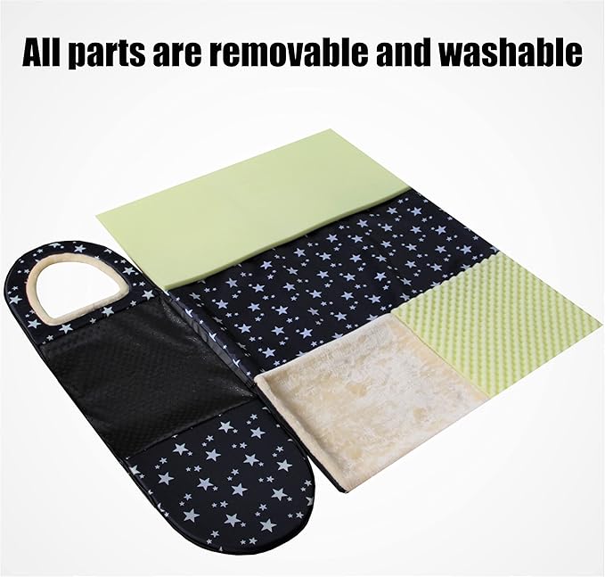Cat Bed or Dog Bed,2 Ways to Use,Indoor Pet House with Fluffy Mat,Removable and Washable Cover,Splash-Proof House and Non-Slip Bottom,for Cats and Small Dogs(S Star)