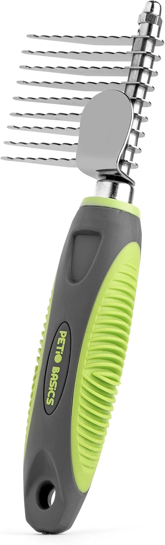 Dematting Comb, Pet Grooming, Has Long, Sharp, Rounded-End Teeth to Gently, Cut Out Tangles - and Knots, from All Breeds, and Hair Types.